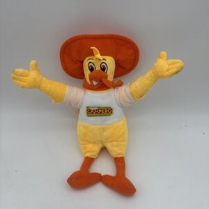 Pollo Campero Restaurant Plush Chicken 12" Stuffed Animal Food Mascot Toy